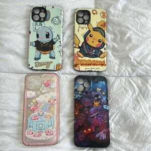 4 cellphone cases for iPhone 12pro max